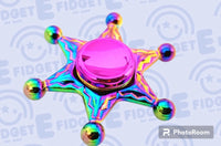 Rainbow Metal Fidget Spinner