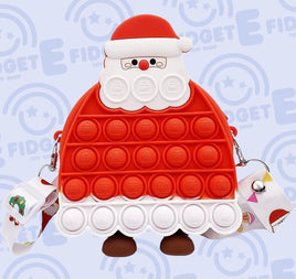 Santa Claus Pop It Shoulder Bag